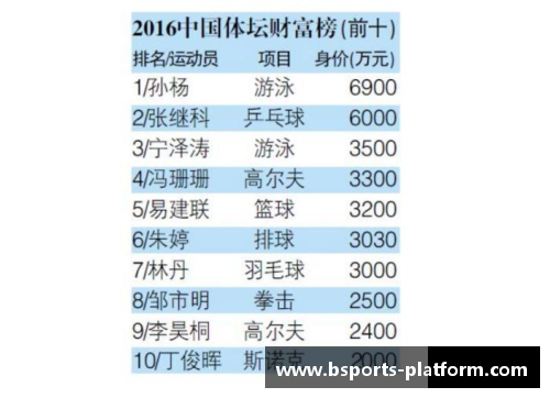 体育明星的高收入是否合理的社会思考与经济分析